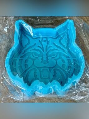NEW•SILICONE FRESHIE Mold • "BobCat" • School/ Team/University Mascot • BOBCATS